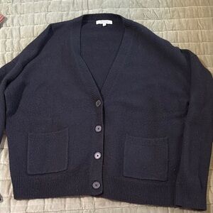 Madewell Black Cardigan Sweater